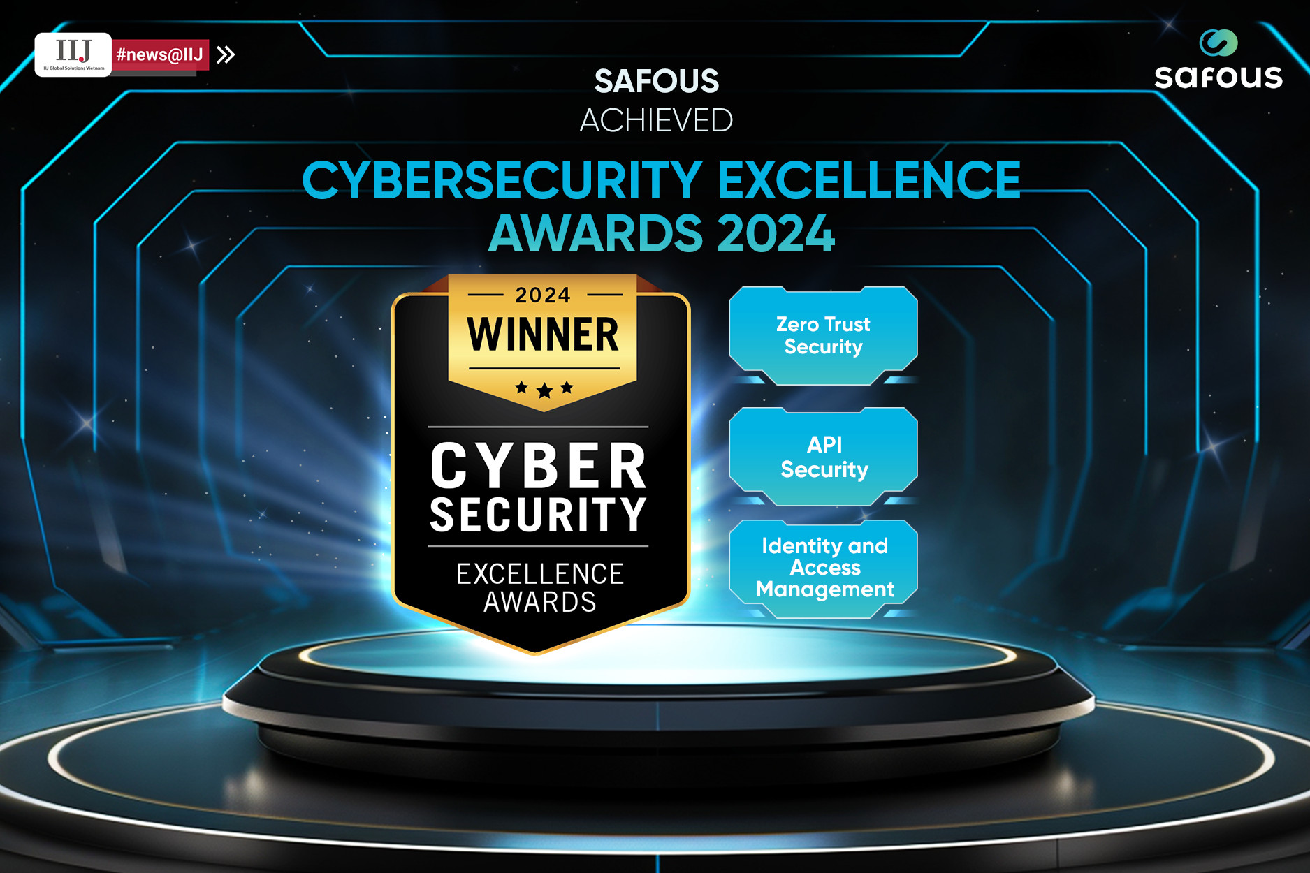 Safous Zero Trust Access Wins 2024 Cybersecurity Excellence Award for Best Zero Trust Solution